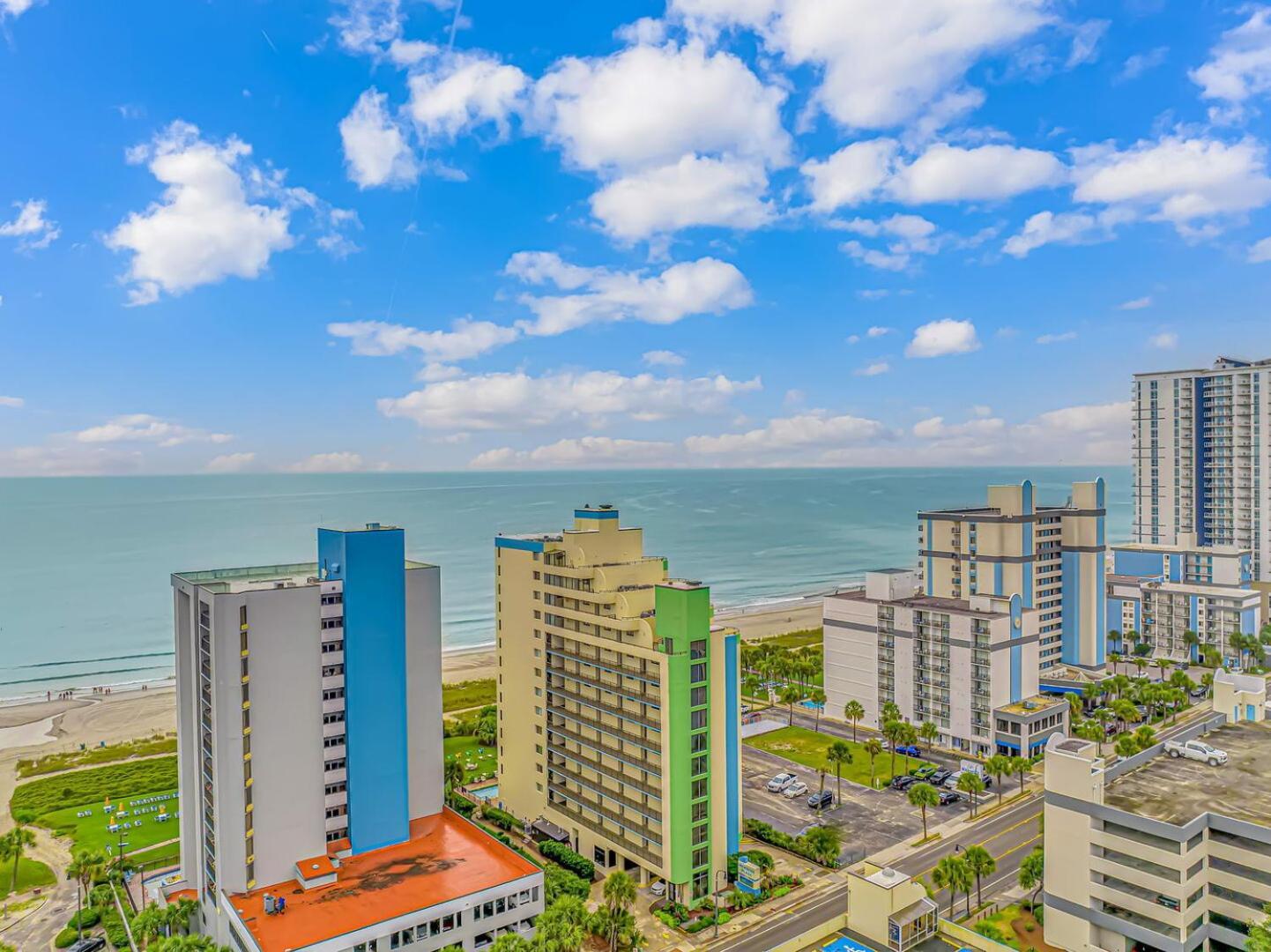 מירטל ביץ' Ocean View Double Suite! Sleeps 4 Meridian Plaza 705 מראה חיצוני תמונה