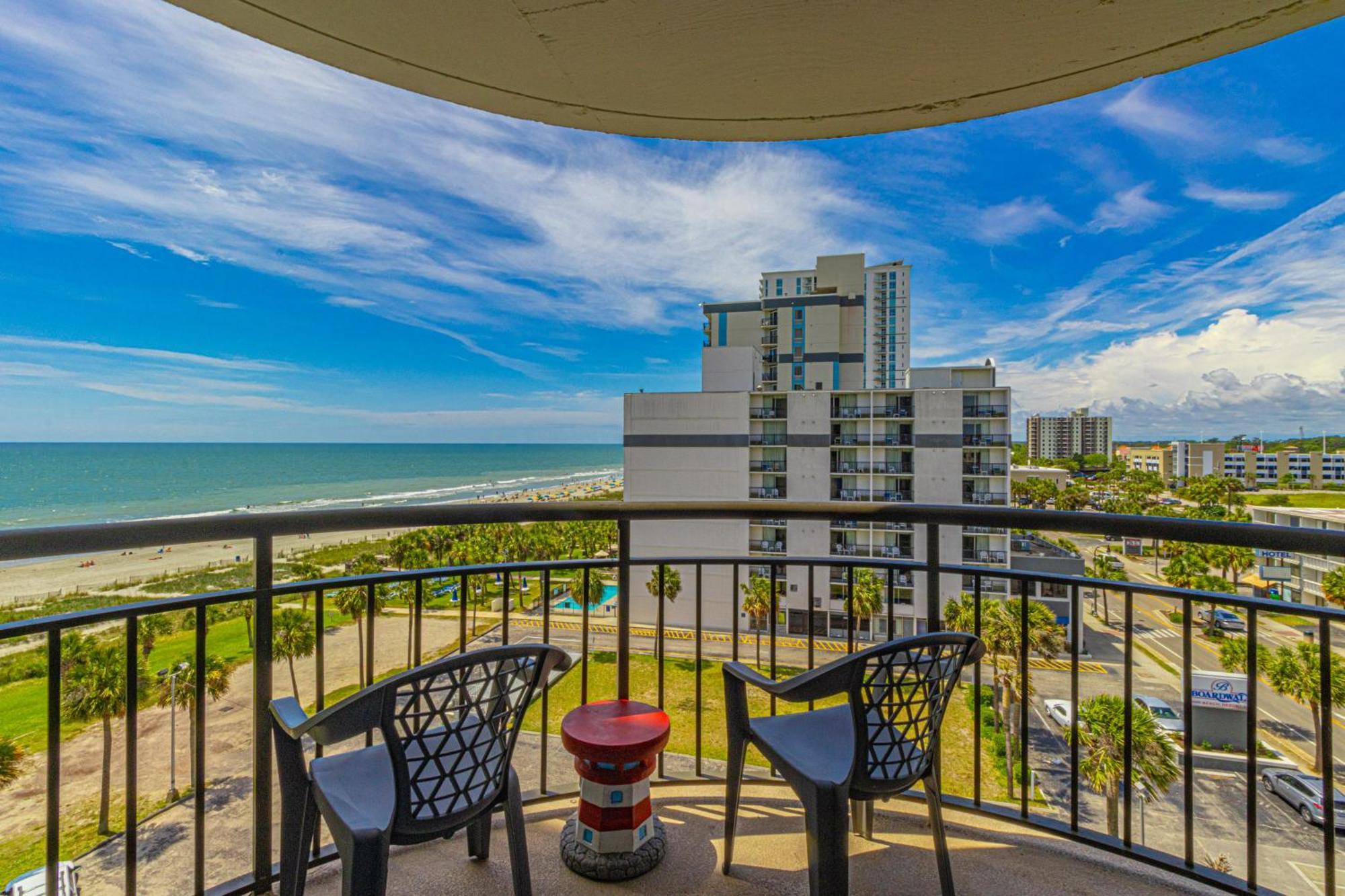מירטל ביץ' Ocean View Double Suite! Sleeps 4 Meridian Plaza 705 מראה חיצוני תמונה