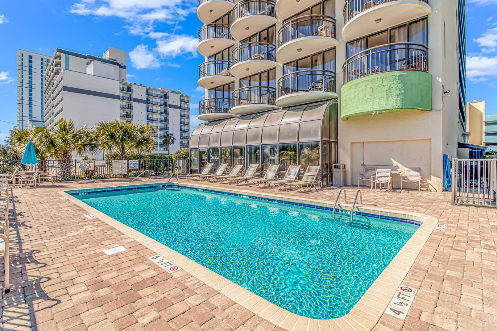 מירטל ביץ' Ocean View Double Suite! Sleeps 4 Meridian Plaza 705 מראה חיצוני תמונה