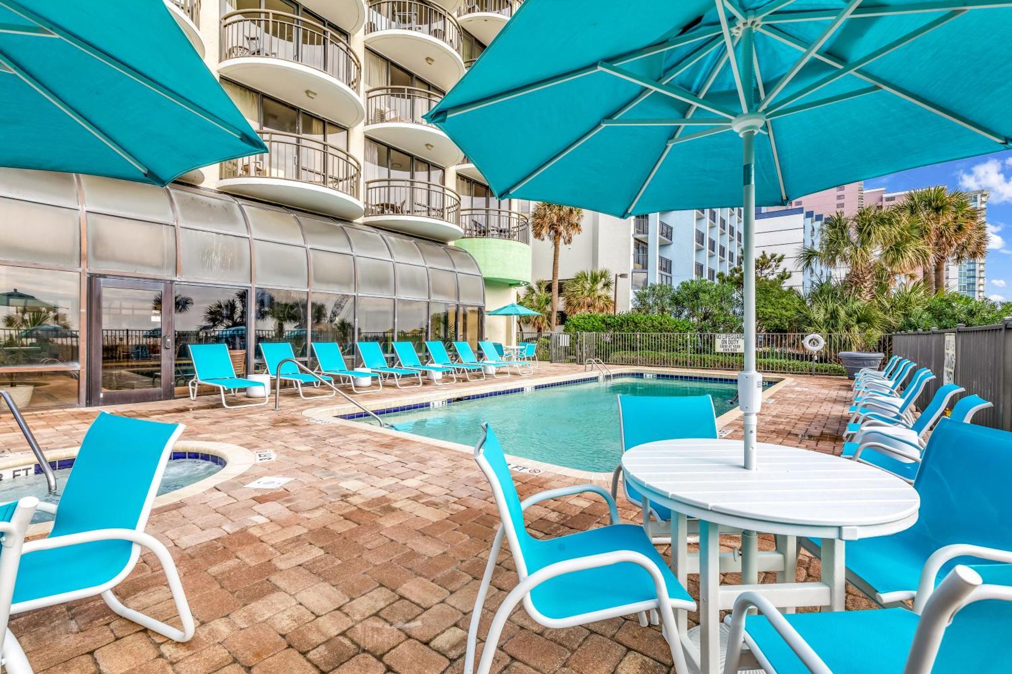 מירטל ביץ' Ocean View Double Suite! Sleeps 4 Meridian Plaza 705 מראה חיצוני תמונה