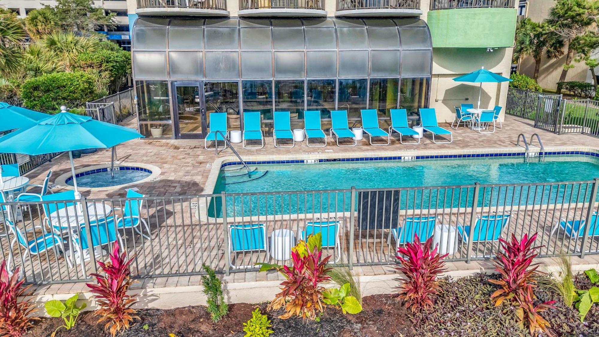 מירטל ביץ' Ocean View Double Suite! Sleeps 4 Meridian Plaza 705 מראה חיצוני תמונה