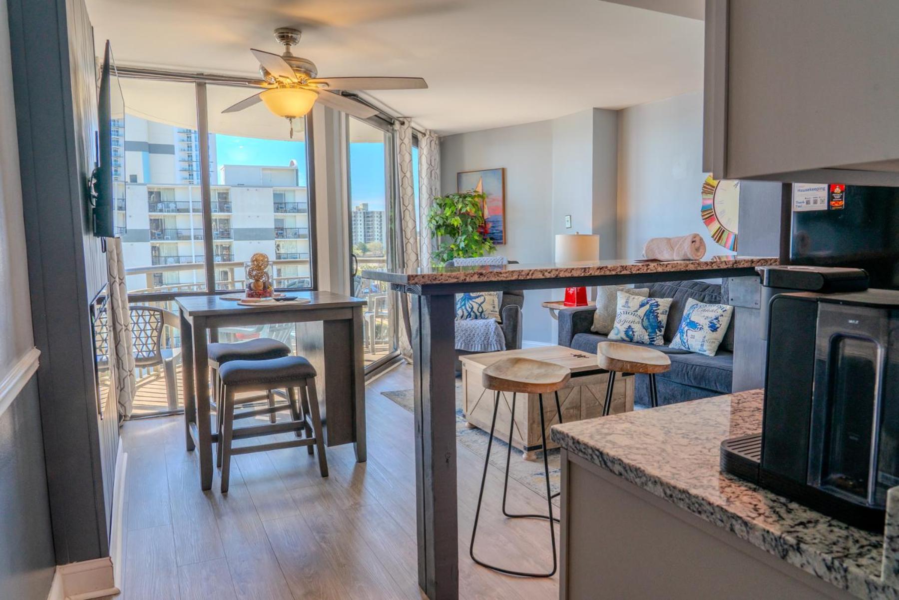 מירטל ביץ' Ocean View Double Suite! Sleeps 4 Meridian Plaza 705 מראה חיצוני תמונה